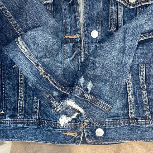 American Eagle Jean Jacket Size XS - Picture 6 of 10